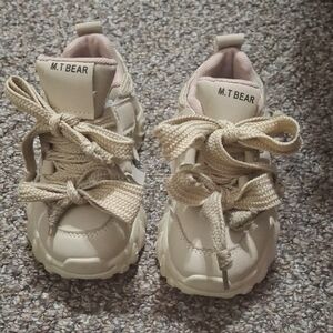 M.T Bear Kids Beige Sneakers
